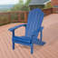 Chaise Adirondack en plastique résistante aux intempéries pour terrasse-19970093