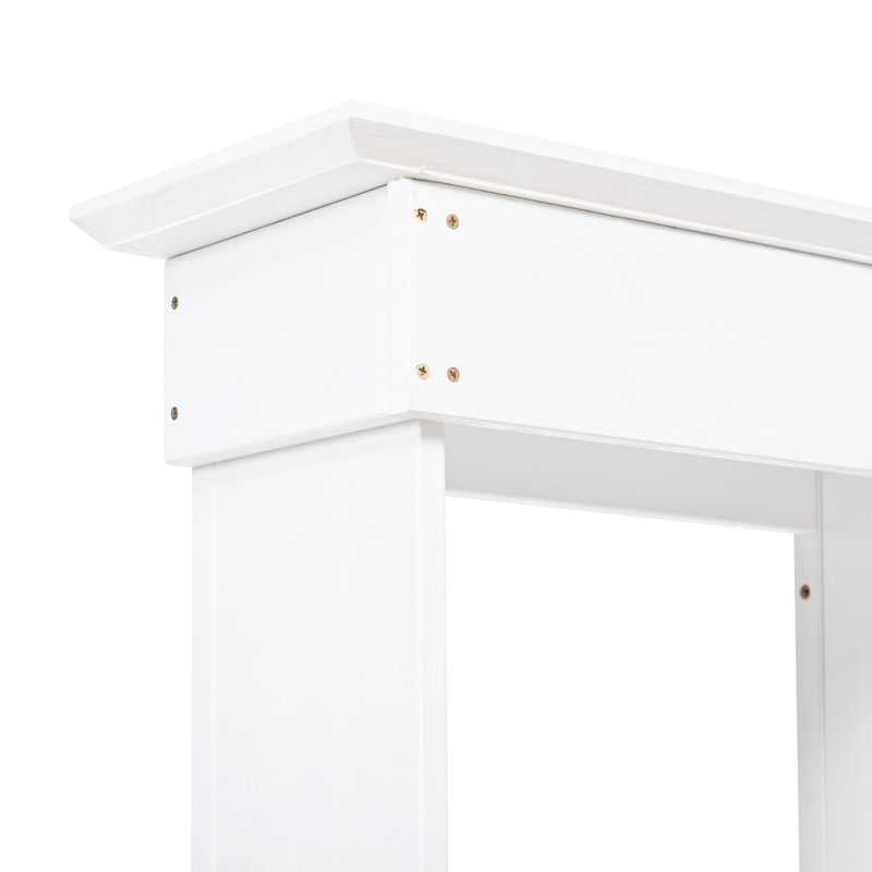65.7'' Tall Garden Cabinet Bench - White, 6 Drawers, 2 Cabinets, 3 Shelves & Side Hooks White Potting Shelf H,, White
