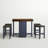 Haledon 4 - Person Pedestal Dining Set