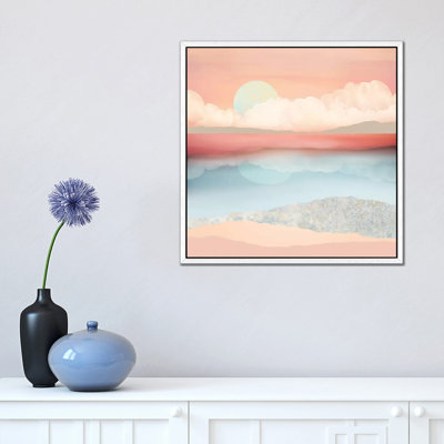 Mint Moon Beach - Print on Canvas