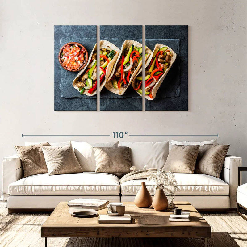Yarlin Tacos De Cerdo, 48" H x 74" W
