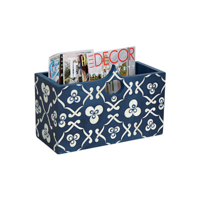 Bone Free Standing Magazine Rack