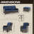 Anahit 9 - Person Patio Conversation Set with Cushions-1025105097