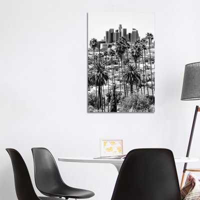 L.A 1 Piece Wrapped Canvas Wall Art