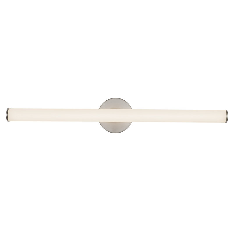 Tectra 30-in Black dimmable LED Wall Sconce, Nickel