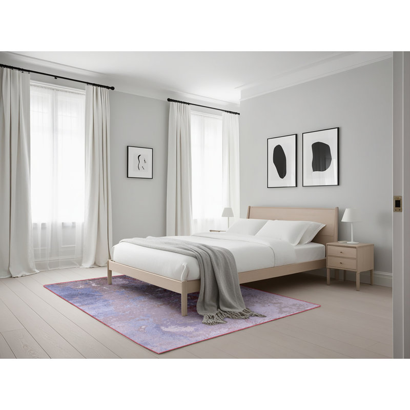 Tapis abstrait gris, Rectangle 5 pi x 7 pi