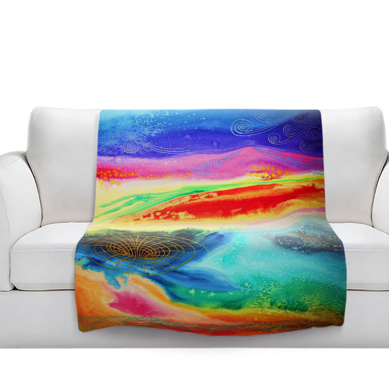 Couverture sherpa à la décomposition intérieure de voyage, l 51 po x L 60 po
