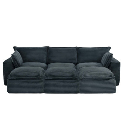 Cloud Couch Modular Sectional Sofa, No-Assembly Required