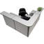 L-Shaped Synthetic Laminate Reception Desk-2139752243