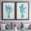 «Watercolor House Plant I», ensemble de 2 reproductions d'art sur toile encadrées-715632301-715632300