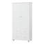 Grande armoire de rangement avec trois tiroirs pour salle de bain / bureau, blanc