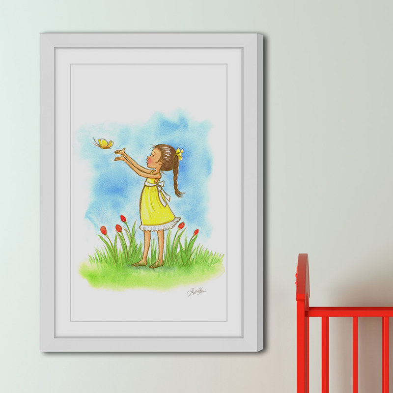 Harrlet Bee, reproduction encadrée, H 45 po x l 30 po x P 1,5 po