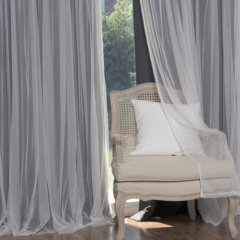 Panneau coulissant en polyester Natascha, Gris foncé, L 52 po x L 63 po