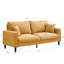 Canapé 74 po à haute résilience de 74 po, coussin en éponge confortable, cadre en bois pour la décoration intérieure - salon orange, bureau moderne, base, chambre à coucher, appartement 74-1739369479