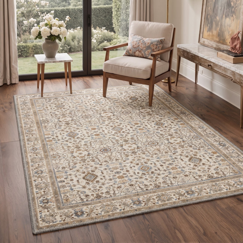 Oriental Indoor / Outdoor Rug, Rectangle 6' x 9'