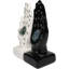 Ensemble de poivrières en céramique noir et blanc Fortune Teller