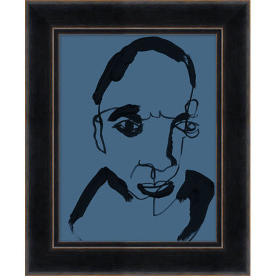 Blue Portrait 1 Print by Thom Filicia