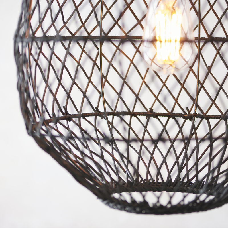 Blountville 1 - Light Rattan Pendant