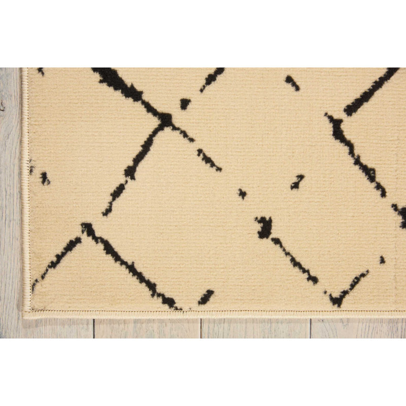Tapis crème Bo, Rectangle 5 pi 3 po x 7 pi 3 po