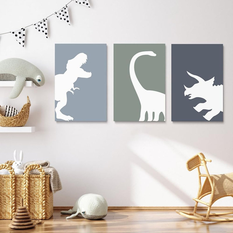 3 Piece Wrapped Canvas Print, 60 cm H x 120 cm W