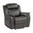 Classic Brownish Gray Reclining Chair with Plush Comfort, Vertical Tufting, and Solid Wood Frame for Transitional Living Rooms-408533206