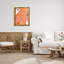 «Hey Boo Orange Halloween Ghost», cadre flottant, impression sur toile-364671714-364671715