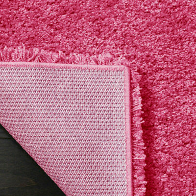 Eleia Solid Colour Shag Area Rug