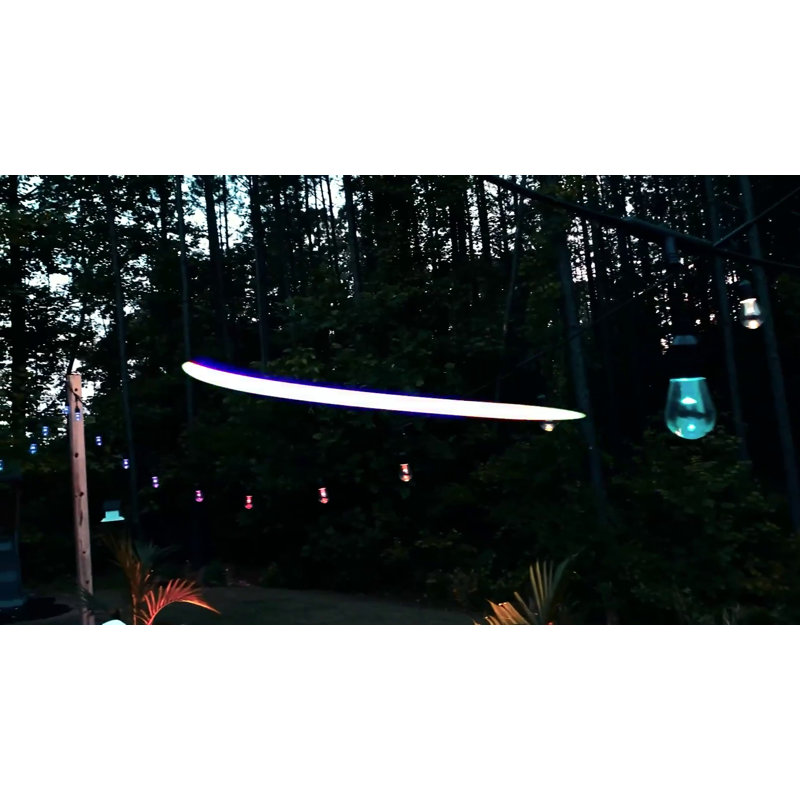 36-Foot Multicolor LED Outdoor Smart String Lights