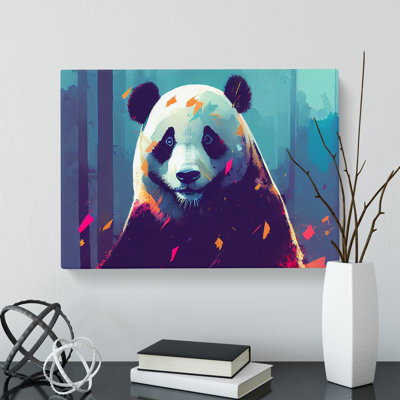 Panda Painting Vol.2 Abstract - Wrapped Canvas