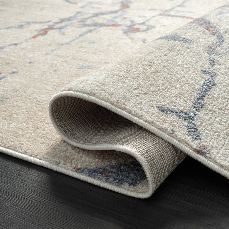Tapis beige Diwa, Rectangle 6 pi x 9 pi