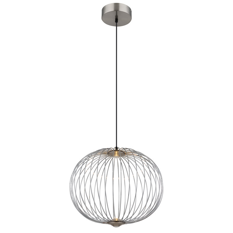 Asherman 1 - Light Natural LED Pendant, 54cm H x 55cm W