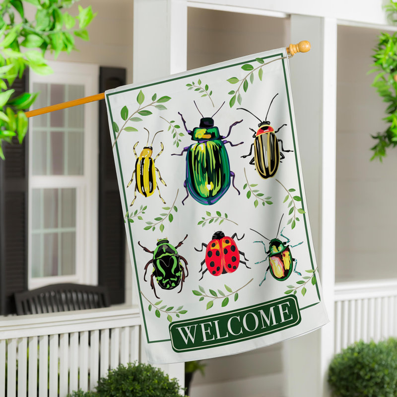 Drapeau de maison Garden Beetles
