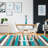 Lantanas Striped Indoor Rug-1398182093
