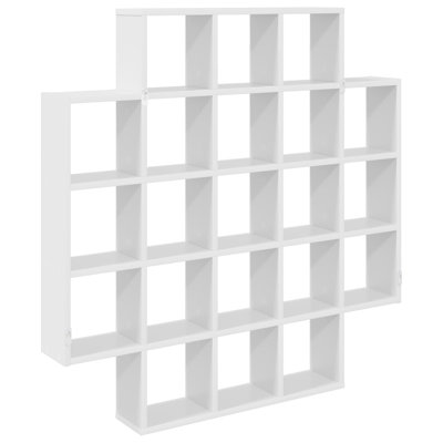  Wall Shelf with Shelf with Storage Engineered Wood Home Modern Sleek