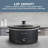West Bend 6-Quart Pattern Slow Cooker, Manual, Black-135583443