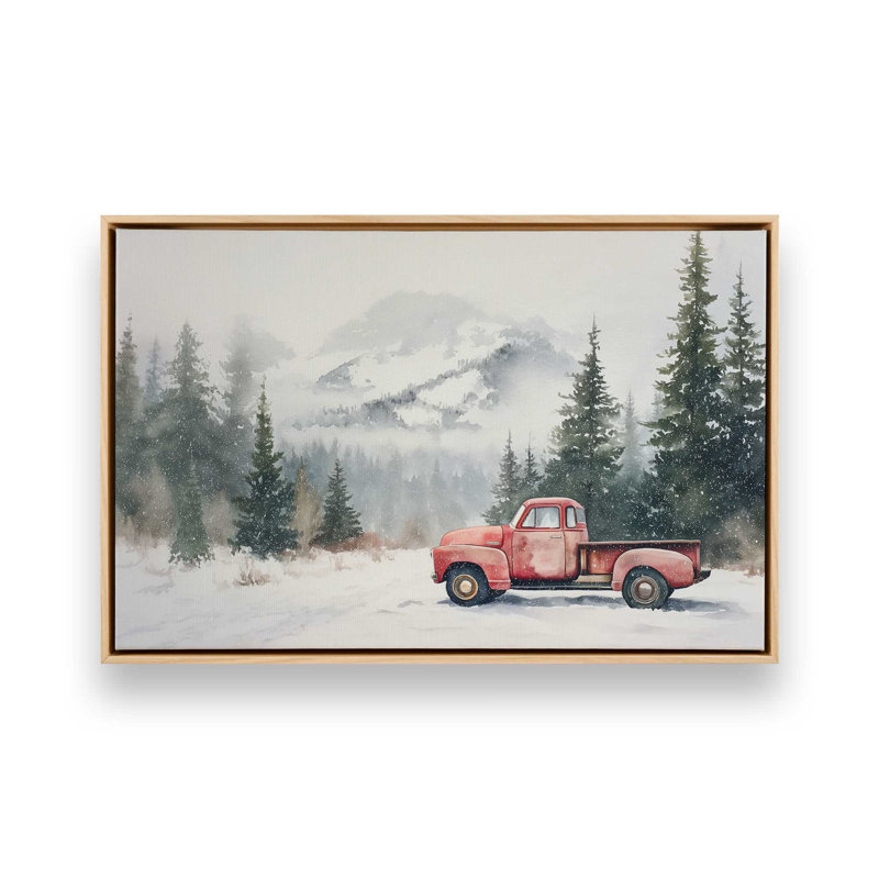 Impression sur toile Frosted Haul, H 20,75 po x l 30,75 po, Érable américain