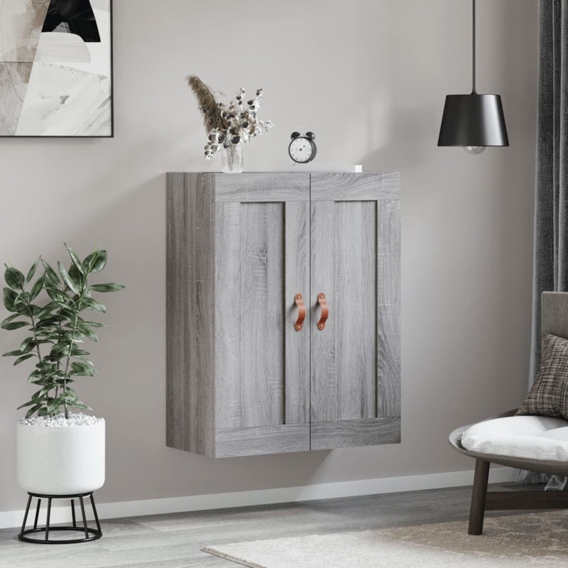 Melyssa Wall Bathroom Cabinet, Grey Sonoma