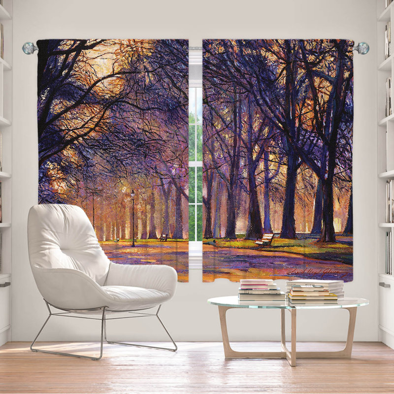 Fiamma Room Darkening Curtains / Drapes Pair, 40" W x 61" L