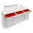 Soul Modern Style Queen 4PC Bedroom Set Made With In White