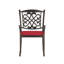 Chaise de patio empilable avec coussin-84938657