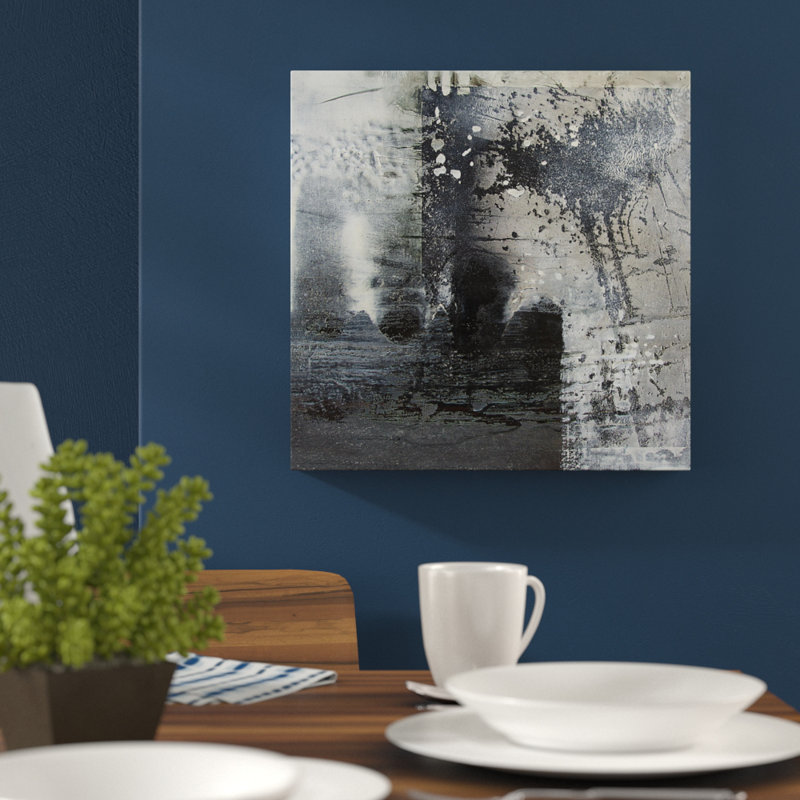 Snow Storm by Gill Cohn - No Frame Print on Canvas, 41cm H x 41cm W, Wrapped Canvas