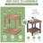 Outdoor Side Table 2 Tier Outdoor Table For Adirondack Side Tables For Outside Or Indoor Bamboo End Table For Pool Porch Weather Resistant Easy Maintenance-119291021