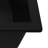 Ruvati 33-inch Granite Composite Quartz Workstation Matte Black Drop-in Topmount Kitchen Sink --63646590