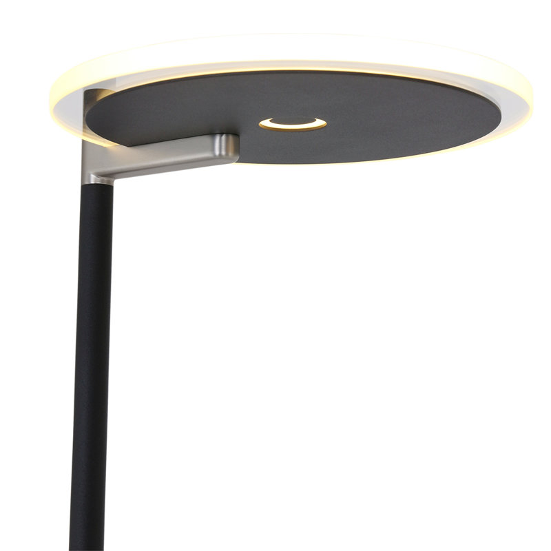 Tasoula 185cm LED Novelty Floor Lamp, White/Black