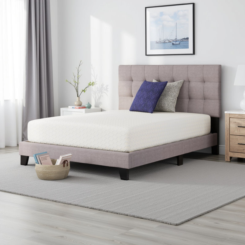Jeny Mattress, Memory Foam, Stretch Cover, California King, 8 inch