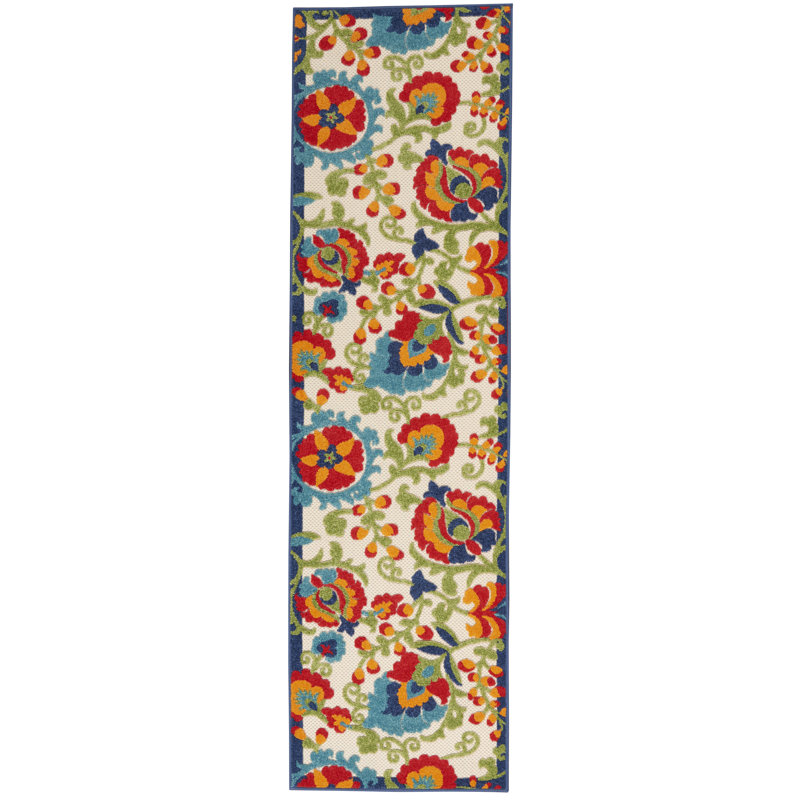 Aaryon Floral Indoor Rug, Runner 2' x 6'