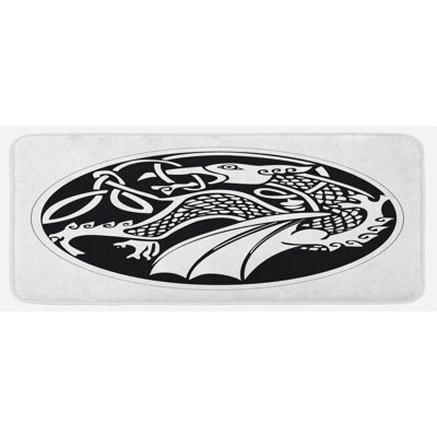 Eclectic Synthetic Kitchen Mat