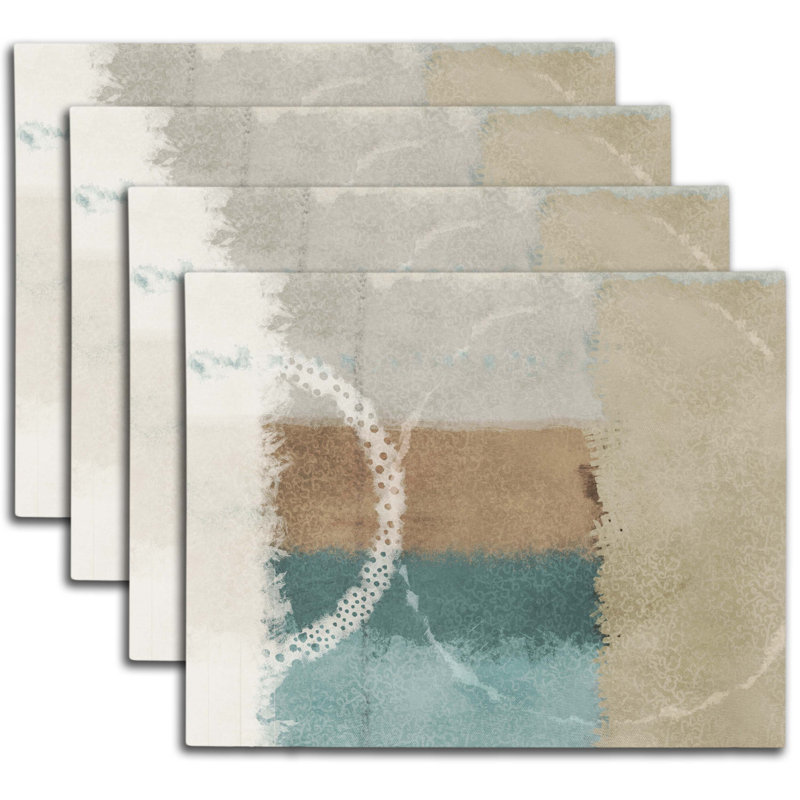 Napperon abstrait en polyester