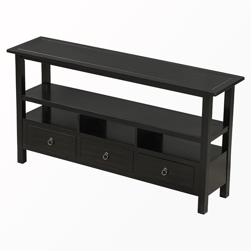 Console 57,79 po Jahnel, Noir