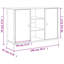 Mihika 100cm Sideboard-1873496222